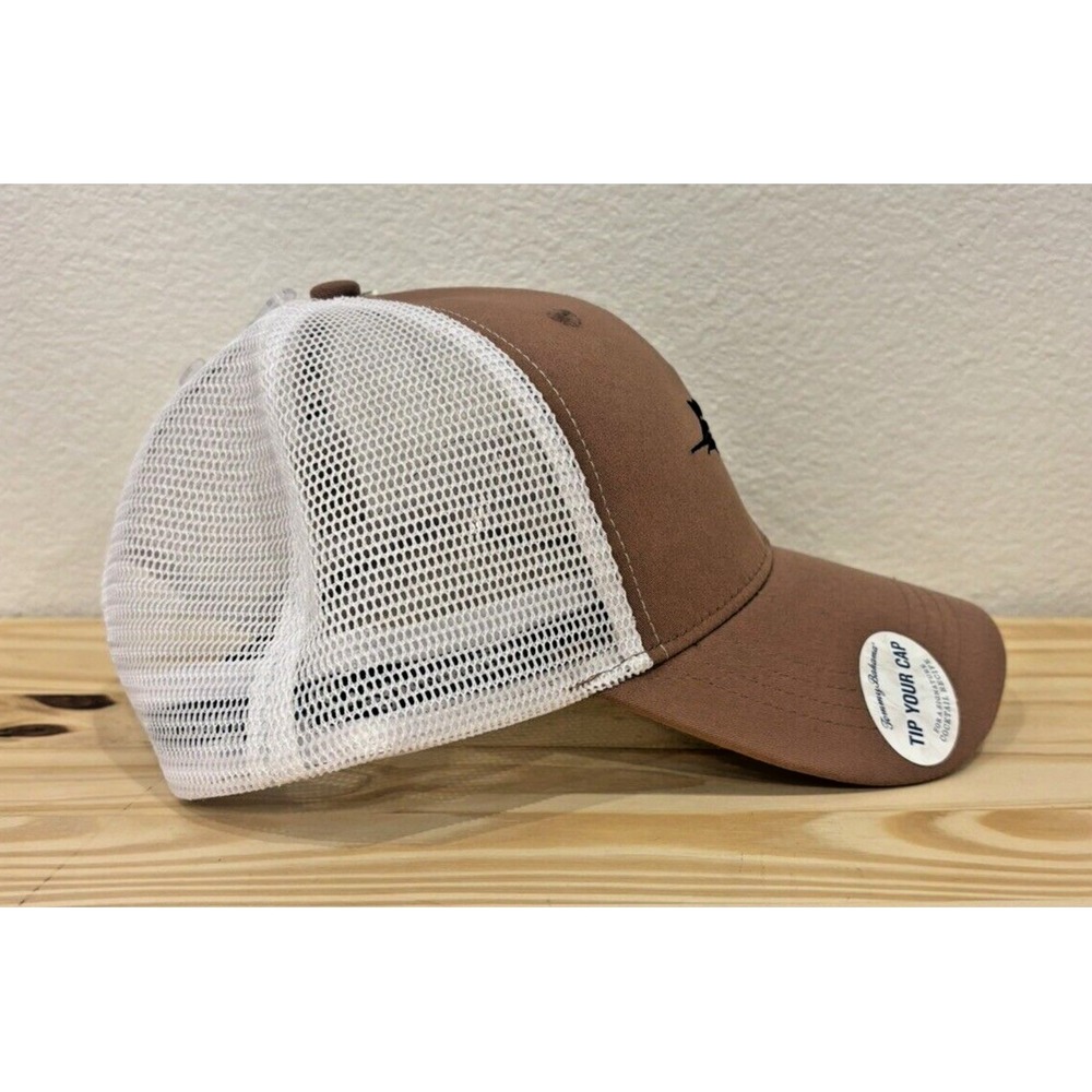 Tommy‎ Bahama Marlin Adjustable Trucker Hat Brown/White OS Fishing Outdoors NWT - Picture 5 of 8